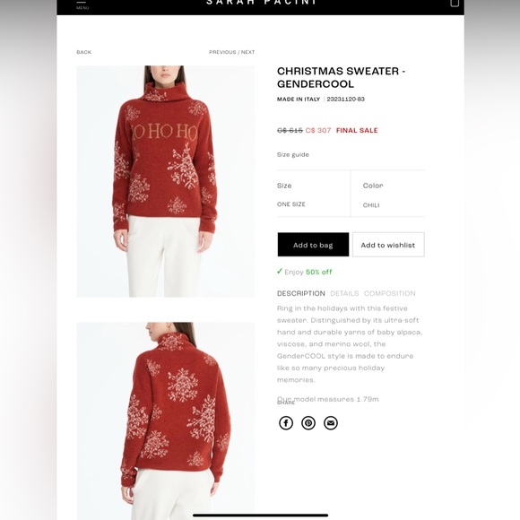 Sp Sweater NWT - Picture 1 of 16